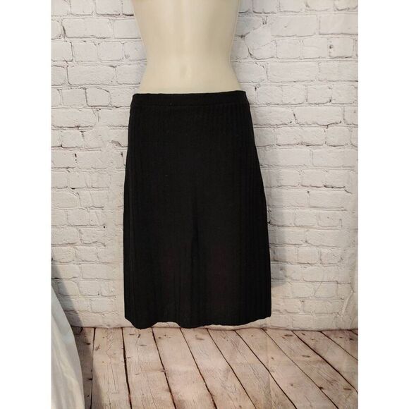 unknown Dresses & Skirts - Vintage Women's Size Small Black Knit Skirt